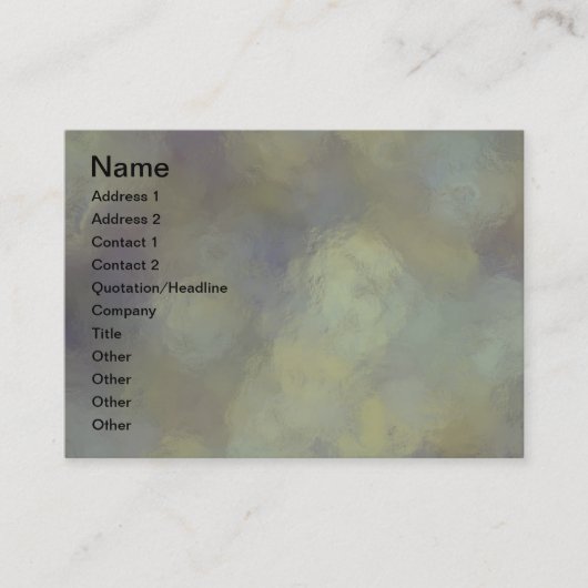 Carte De Visite À travers le verre (Devant)