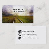 Carte De Visite À travers les milles (Devant / Derrière)