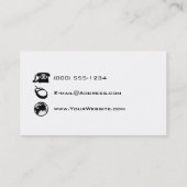 Carte De Visite À travers les milles (Dos)