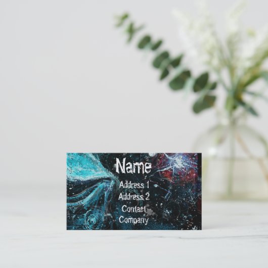 Carte De Visite À travers l'espace (Debout devant)