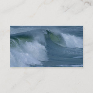 carte de visite à vagues