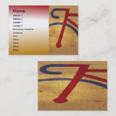 Carte de visite à vélo (Devant / Derrière)