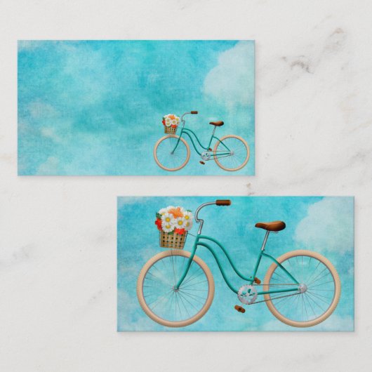 Carte de visite à vélo (Devant / Derrière)