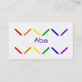 Carte De Visite Aba (Dos)