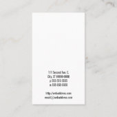 Carte De Visite Abacus (Dos)