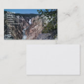 Carte De Visite Abaissez les automnes (Devant / Derrière)