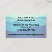 Carte De Visite ABC du salut Évangile Tract Écriture KJV (Dos)