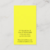 Carte De Visite Abeille (Dos)