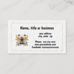 Carte De Visite abeille