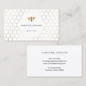 Carte De Visite abeille abeille (Devant / Derrière)