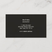 Carte De Visite Abeille Apée Bumblebee Logo Nature (Dos)