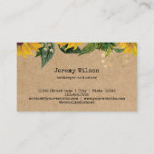 Carte De Visite Abeille Apiariste Ferme d'abeilles Honeycomb Bu (Dos)