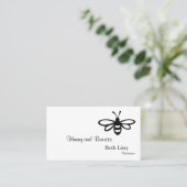 Carte De Visite Abeille apiculteur de schéma (Debout devant)