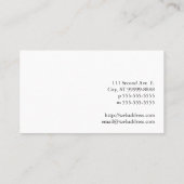 Carte De Visite Abeille apiculteur de schéma (Dos)