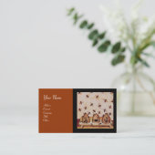 CARTE DE VISITE ABEILLE, APICULTURE (Debout devant)