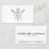 Carte De Visite abeille au miel (Devant / Derrière)
