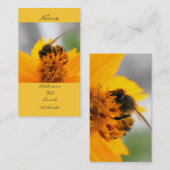 Carte De Visite Abeille avec moi (Devant / Derrière)
