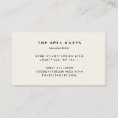 Carte De Visite Abeille d'abeille vintage (Dos)