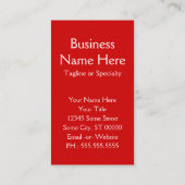 Carte De Visite abeille de God Save the Queen (Dos)