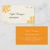 Carte De Visite Abeille de miel (Devant / Derrière)