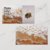 Carte De Visite Abeille de miel (Devant / Derrière)