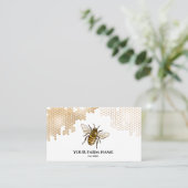 Carte De Visite Abeille de miel Abeille apiculteur Apiariste abeil (Debout devant)