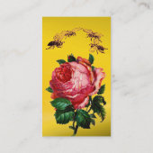 CARTE DE VISITE ABEILLE DE MIEL, MONOGRAMME DE JOINT DE CIRE DE (Dos)