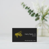 Carte De Visite Abeille d'impression typographique (Debout devant)