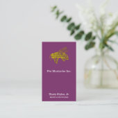 Carte De Visite Abeille d'impression typographique (Debout devant)