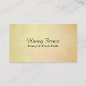Carte De Visite Abeille et fleur de miel (Dos)
