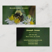 Carte De Visite Abeille je rucher (Devant / Derrière)
