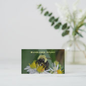 Carte De Visite Abeille je rucher (Debout devant)