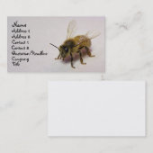 Carte De Visite abeille miel (Devant / Derrière)