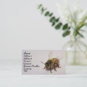 Carte De Visite abeille miel (Debout devant)