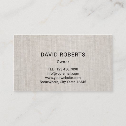 Carte De Visite Abeille Miel frais Apiary Elégant Linge (Dos)