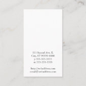 Carte De Visite Abeille [noir] (Dos)