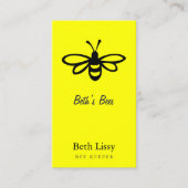 Carte De Visite Abeille [noir] (Devant)