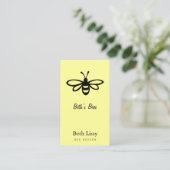 Carte De Visite Abeille [noir] (Debout devant)