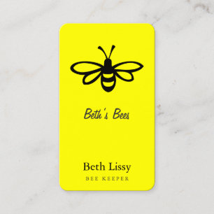 Carte De Visite Abeille [noir]