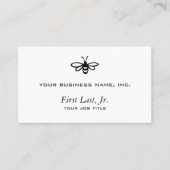 Carte De Visite Abeille [noir] (Devant)