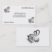 Carte De Visite Abeille noire (Devant / Derrière)