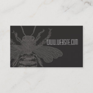 Carte De Visite Abeille noire Bizcard