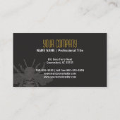 Carte De Visite Abeille noire Bizcard (Dos)