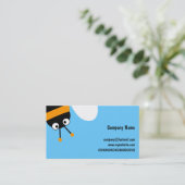 Carte De Visite Abeille orange (Debout devant)