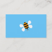 Carte De Visite Abeille orange (Dos)