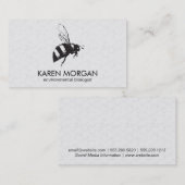 Carte De Visite Abeille | Peigne (Devant / Derrière)