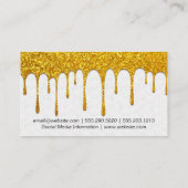 Carte De Visite Abeille | Peigne | Déchets de miel (Dos)