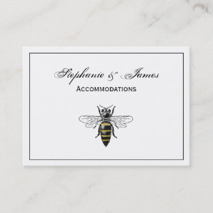 Carte De Visite Abeille Vintage Preppy Heraldic #2 Armoiries C