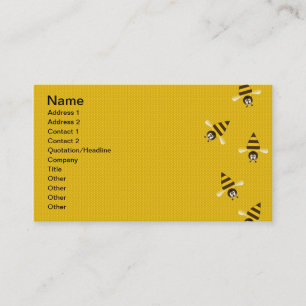 Carte De Visite Abeilles