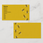 Carte De Visite Abeilles (Devant / Derrière)